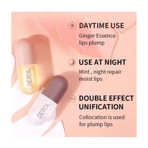 2x DEROL Lip Plumper Extreme Lip Gloss Plump Volume Lips Moisturizing Maximizer - Picture 6 of 8